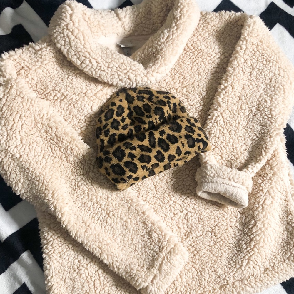 Oversize Sherpa Sweater
